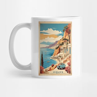 Argos Greece Vintage Tourism Travel Mug